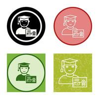 Unique Receiving Degree Vector Icon