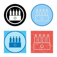 Unique Pack of Beers Vector Icon