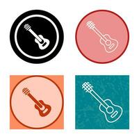 icono de vector de guitarra