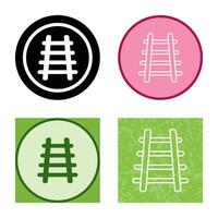 Train Tracks Vector Icon