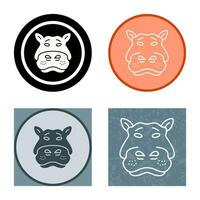 Hippo Vector Icon