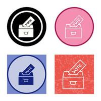 Casting Vote Vector Icon