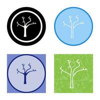 Tree with no Leaves Vector Icon