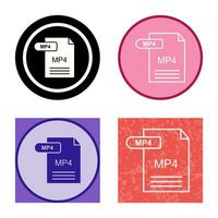 MP4 Vector Icon