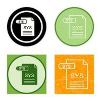 SYS Vector Icon