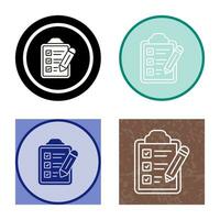 Checklist Vector Icon