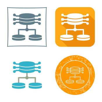 Structured Data Vector Icon
