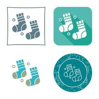 Winter Socks Vector Icon