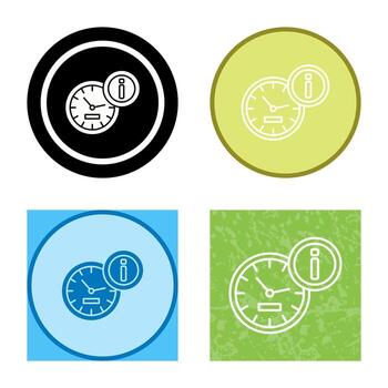 icono de vector de reloj