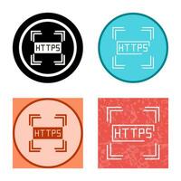 icono de vector de https