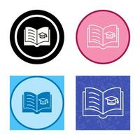 Open Book Vector Icon