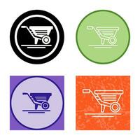 Wheelbarrow Vector Icon