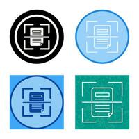Scan Vector Icon