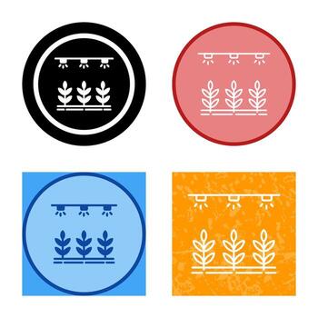 icono de vector de sistema de riego