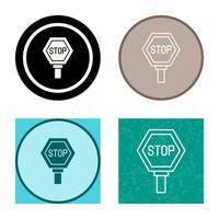 Stop Sign Vector Icon