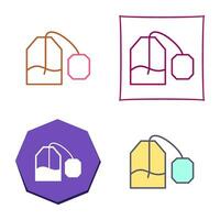 Tea Bag Vector Icon