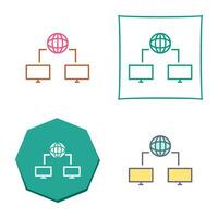 Unique Internet Connectivity Vector Icon