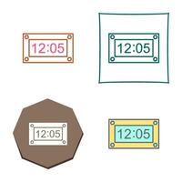 Unique Timer Vector Icon