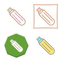 Unique USB Drive Vector Icon