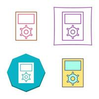 Unique Portfolio Management Vector Icon