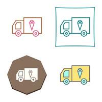 Icecream Van Vector Icon