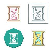 icono de vector de reloj de arena