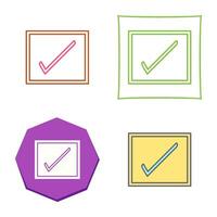 Checkbox Vector Icon