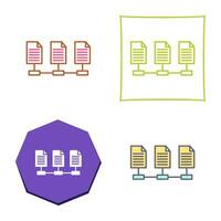 Network Files Vector Icon