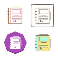 Spring Notebook Vector Icon