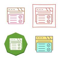 Web Browser Vector Icon