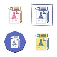 icono de vector de herramientas de estudio