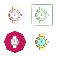 icono de vector de reloj de pulsera