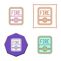 Fire Button Vector Icon