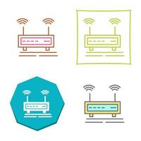 icono de vector de señales wifi