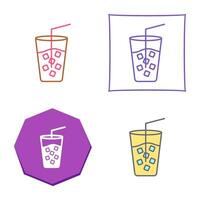 Cold Drink Vector Icon