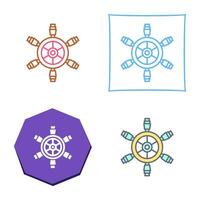 Ship Wheel Vector Icon