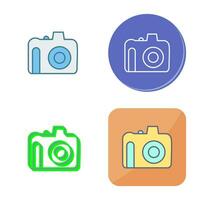 Unique DSLR Camera Vector Icon