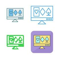 Online Gambling Vector Icon