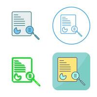 Unique Case Study Vector Icon