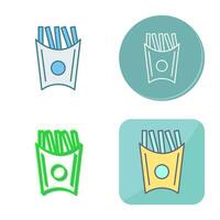 Unique French Fries Vector Icon