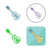 icono de vector de guitarra