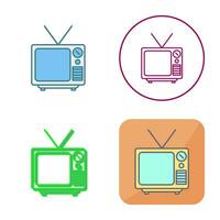 Television Broadcast Vector Icon