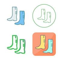 Gardening Boots Vector Icon