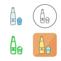 icono de vector de cerveza