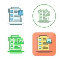Wish List Vector Icon