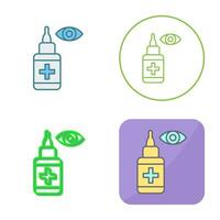 Eye Drop Vector Icon