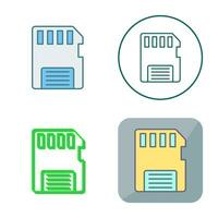 Memory Card Vector Icon