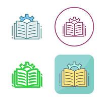 Open Book Vector Icon