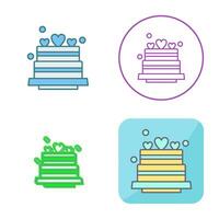 Wedding Cake Vector Icon