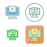 Wedding Video Vector Icon